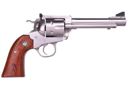 Ruger Bisley Flattop 44 Special, 5.5" Barrel, Stainless Steel, Rosewood Grip, 6rd