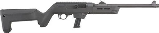 Ruger PC Carbine, Talo Exclusive, Semi-automatic Rifle, 9MM, 16.12" Threaded Barrel, 1/2x28, Black Oxide Finish, Magpul Backpacker Stock, Black, Rear Ghost Ring Sight, Front TruGlo Fiber Optic Sight, 17 Rounds, 1 Magazine 19129