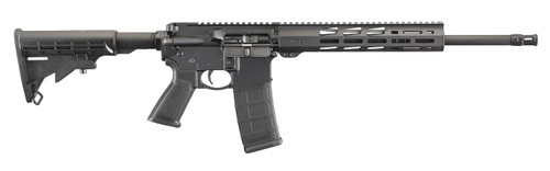Ruger AR-556 223 Remington/5.56x45mm, 16" Threaded Barrel, Black, M-Lok Handguard, 30rd