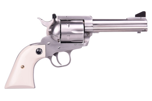 Ruger Blackhawk Flattop 45 ACP, 4.625" Barrel, Stainless Steel, Simulated Ivory Grip, 6rd