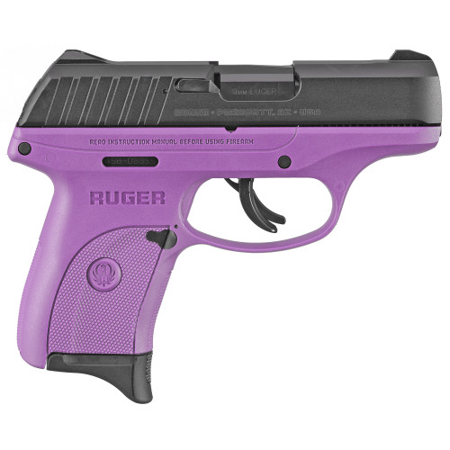 Ruger EC9s TALO Edition 9mm, 3.1" Barrel, Purple Frame, Black Slide, 7rd