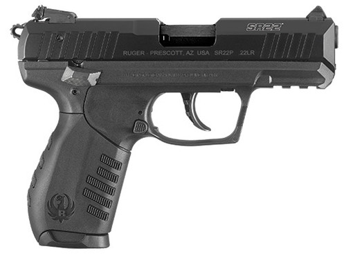 Ruger SR22 TALO Exclusive 22 LR, 3.5" Barrel, Black Polymer, 10rd