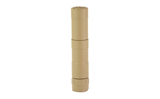 Rugged Suppressors Mustang 22 Suppressor, 22LR, 1.07" Diameter, 5.3" Long/3.4" Short, 3.3oz Long/2.4oz Short, Flat Dark Earth P51FDE22