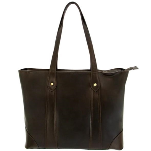 CAMELEON GAIA CONCEAL CARRY PURSE OPEN TOTE BROWN LEATHER 49164
