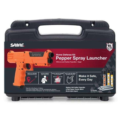 SABRE 68 CAL ORANGE PISTOL 7RD MAG 7 RED PEPPER 14 INERT 2 CO2 ARD CASE SL7