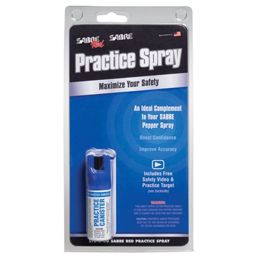 SABRE PRACTICE SPRAY .54OZ PRACTICE CANISTER STU-R-00