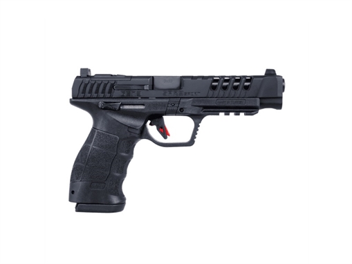 SAR USA SARSPTG3BL SAR9 Sport Gen3 9mm Luger 19+1 5.20" Black Steel Barrel, Black Lightening Cut/Optic Ready/Serrated Steel Slide, Black Polymer Frame w/Picatinny Rail, Interchangeable Backstrap SARSPTG3BL SAR9SPTG3BL