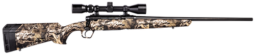 Savage Axis XP Camo, 270 Winchester, 22" Barrel, Black Color, Mossy Oak Break-Up Country Polymer Stock, Weaver 3-9x40 Scope, 4Rd, Detachable Box Magazine