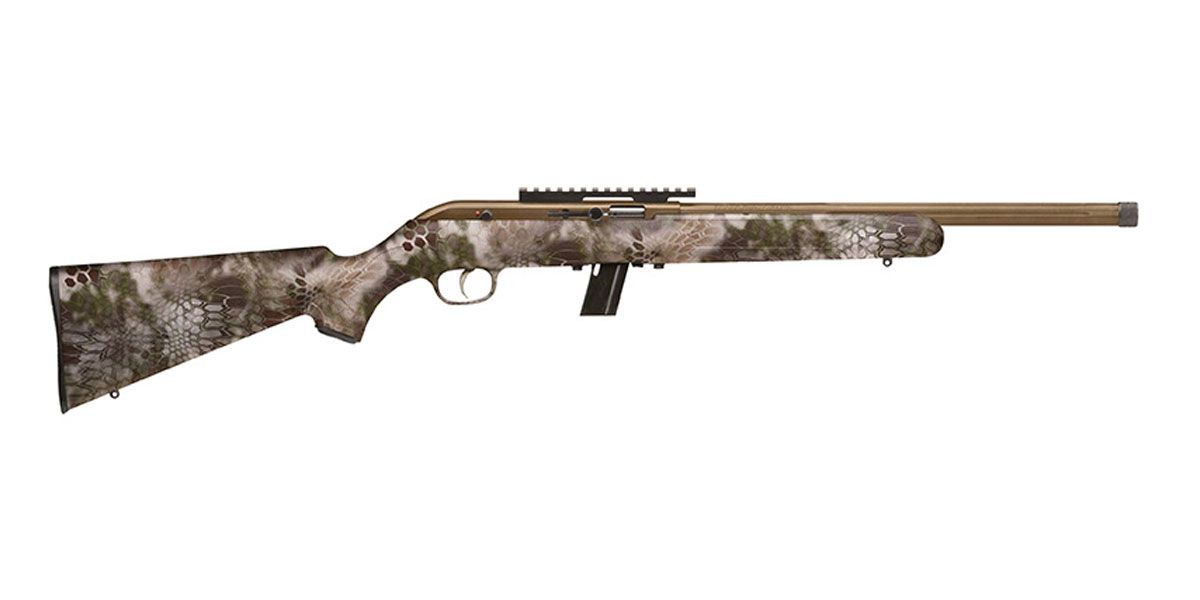 Savage 64 FV-SR 22 LR Semi Auto 16" Threaded Barrel Kryptek Camo 45121