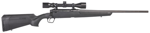 Savage Axis XP 6.5 Creedmoor, 22" Barrel, Black Synthetic, Weaver 3-9x40mm Scope, 4rd