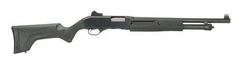 Stevens 320 Security 12 Ga, 18.5" Barrel 3" Chamber, Ghost Ring Sight, Black, 5rd