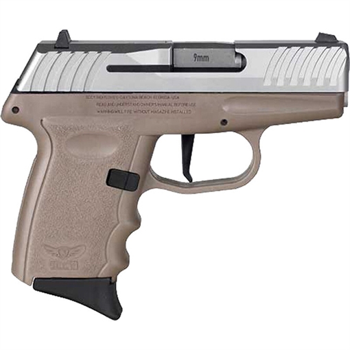 SCCY DVG-1 HGA 9MM 3.1IN BBL STRIKER FIRED NO SAFETY DARK EARTH/SS 2-10RD DVG-1TTDE