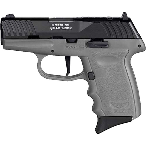 SCCY DVG-1 HGA 9MM 3.1IN BBL STRIKER FIRED NO SAFETY SNIPER GRAY/BLACK 2-10RD RED DOT READY DVG-1CBSGRDR