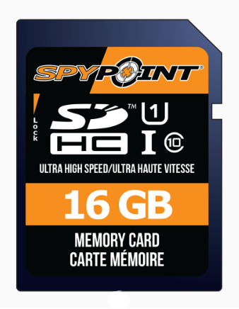 SpyPoint 16GB SD Card #SD-16GB