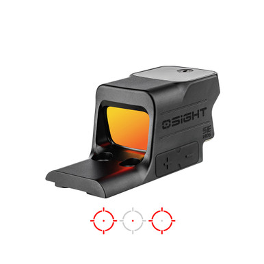Osight SE MOS Direct Mount Enclosed Red Dot Sight Black - OSIGHTSEMOS