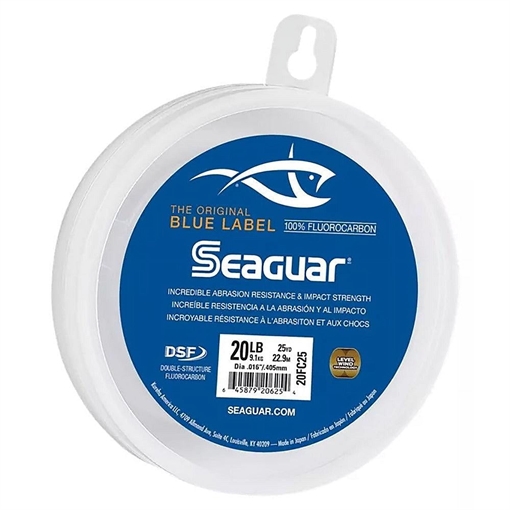 SEAGUAR BLUE LABEL 100% FLOCARB LEADER 20# 25YD 20FC25
