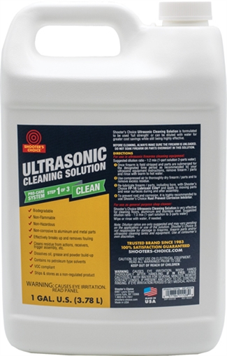 Shooters Choice Ultrasonic Cleaning Solution 1 Gallon Bottle SHF-UCS128