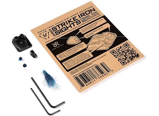 Strike Industries IRON SIGHTS FOR TAURUS G2/G3 (LARGE REAR) - STANDARD HEIGHT SI-TG2/3-SIGHTS-STN-L