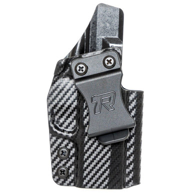 Rounded Gear SSRP365CFRHVAR Kydex IWB Holster for the Sig P365 - Right hand, Black Carbon Fiber Kydex