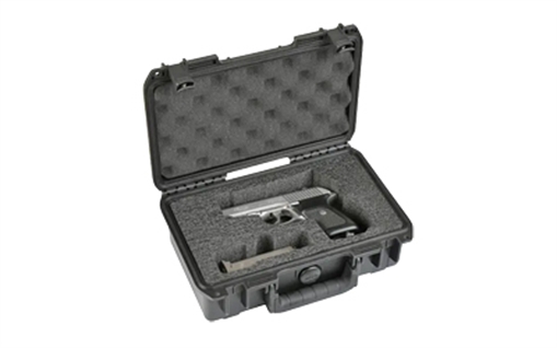 SKB Sports 3I-Series, Pistol Case, 11.75"x8.00"x3.875", Polypropylene Copolymer Resin, Black, Customizable Foam Cut Out 3I-1006-SP