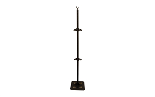 SKULL HOOKER TROPHY TREE W/ 5 BRACKETS CUSTOMIZABLE DISPLAY TTASSYBLK SKHTTASSYBLK