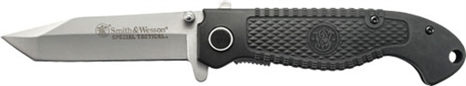 SMITH & WESSON KNIFE SPECIAL TACTICAL RUBBER COATED 3.5" BLADE CKTAC