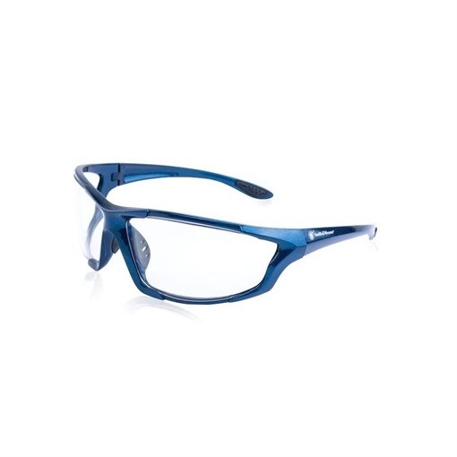 Smith & Wesson Major Full Frame Shooting Glasses Blue with Clear Lens 110159