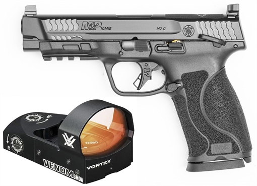 dSMITH & WESSON M&P10 M2.0 10MM PSLT 4.6" OR W/ VORTEX VENM 13962