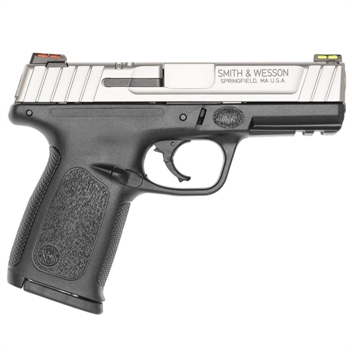Smith & Wesson SD9 VE HI VIZ Sight Handgun 9mm Luger 10rd Magazines 4" Barrel Silver Slide with Black Frame USED 11907U