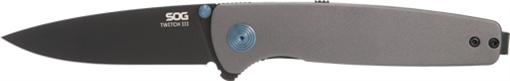 SOG KNIFE TWITCH III 3.1" SPRG ASST GRAY/BLUE/BLACK SOG11150343
