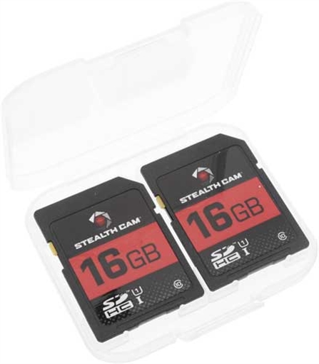 STEALTH CAM SDHC MEMORY CARD 16GB 2PK SUPER SPEED CLASS 10 STC-16GB-2PK