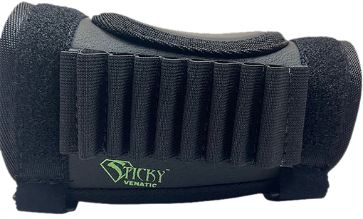 Sticky Holsters Venatic, Shell Holder, Compatible with Sticky Stock Pad/Riser (SPR), Holds 8 Rounds, Matte Finish, Black SPR-R