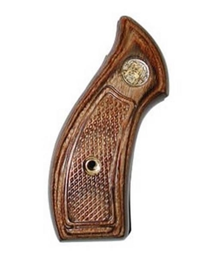 SMITH AND WESSON GRIP JROUND DYMONDWOOD 21995