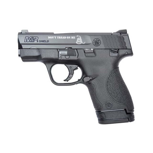 S&W M&P9 Shield "DON'T TREAD ON ME" Engraved Handgun 9mm Luger 7rd Magazine 3.1" Barrel USED 13292U