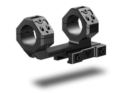 Swampfox Optics 2 Hostile Engagement Mount Black 7075 Aluminum 30mm Tube 2 SHRM-30-M