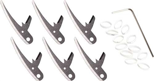 SWHACKER REPLACEMENT BLADES LEVI MORGAN CURVED 125GR 6PACK SWH00270