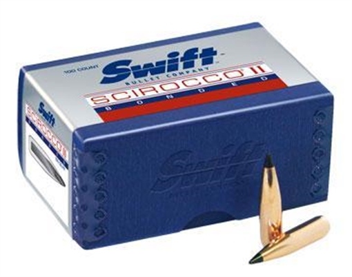 Swift Scirocco II Bullets .30 cal .308" 165 gr BTS 100/ct 821650
