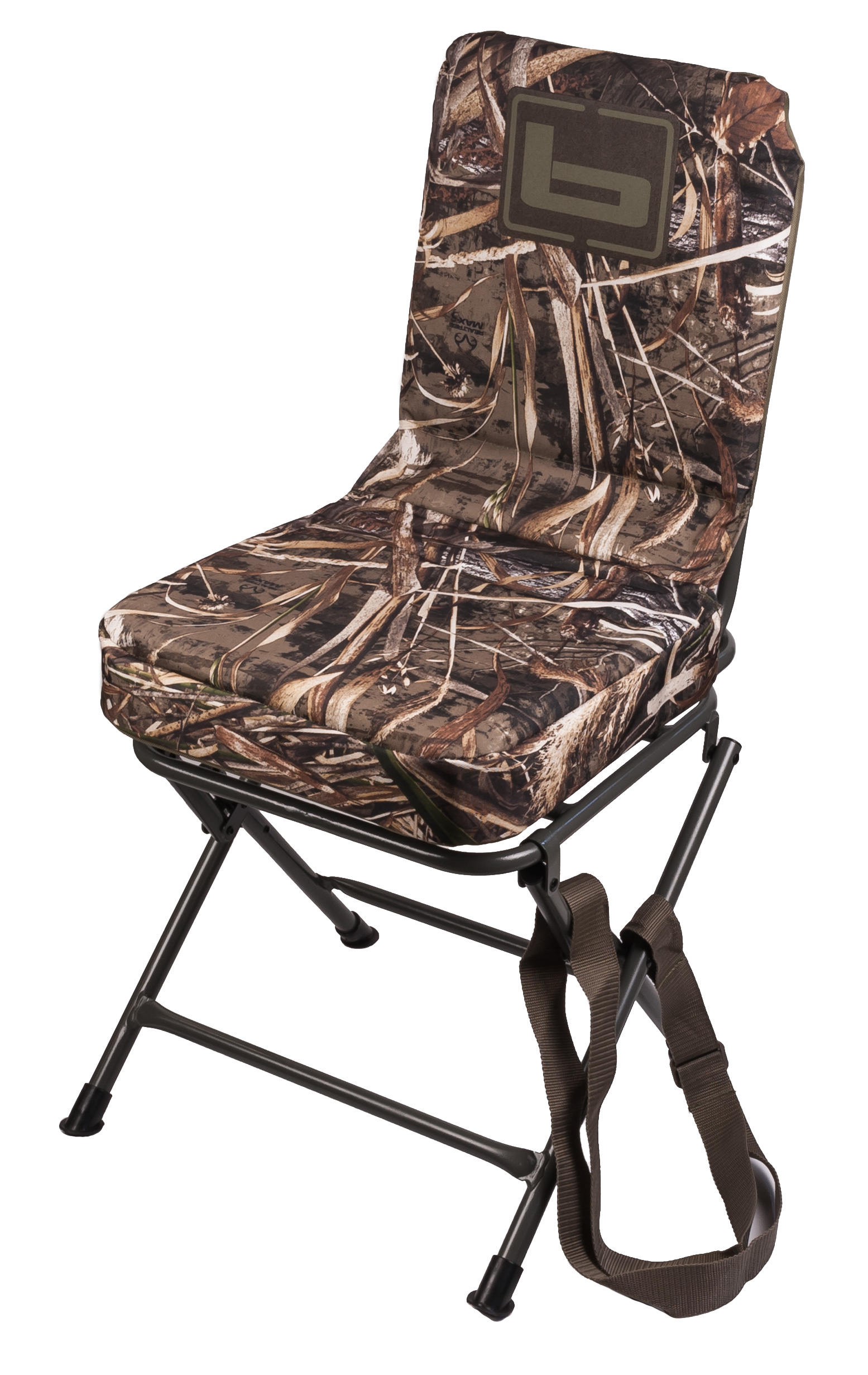 Banded Swivel Blind Chair