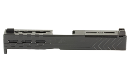 Sylvan Arms Complete Custom Slide, Trijicon RMR Slide Cut, Fits Glock 19 GEN4, DLC Finish, Black, Includes Internals, RMR Cover/Adapter Plate, RMR Locating Pins and Plate Screws GL19G4SK