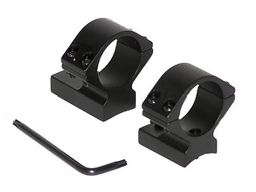 Talley Lightweight Alloy Scope Mounts - Black Anodized - 1" - Low Weatherby Accumark - Magnum - Mark V (9 LUG) 930705