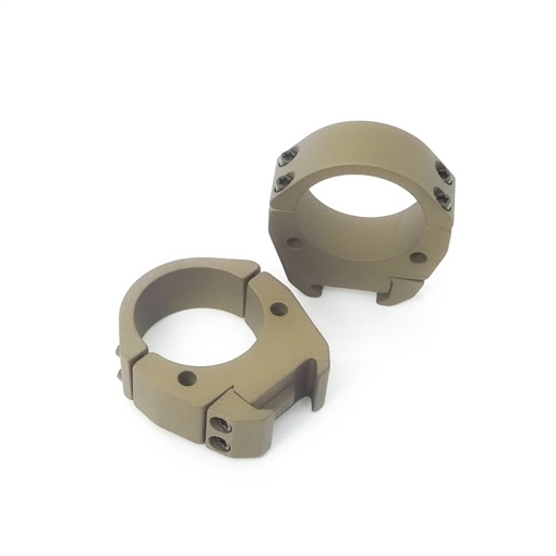 Talley Modern Sporting Scope Rings 34mm Low Burnt Bronze TMS34LBB