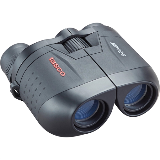 Tasco Essentials Porro Binocular 8-24x25mm Black MC Zoom Box 6Lx 6L ES82425Z