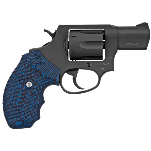 Taurus 856 38 Special, 2" Barrel, Black, Blue VZ Grip, 6rd