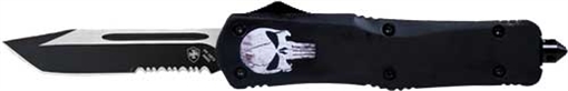 TEMPLAR KNIFE LARGE OTF FALLEN 3.5" BLACK TANTO SERRATED LFL531