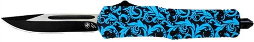 TEMPLAR KNIFE LARGE OTF MAIDEN TEAL 3.5" BLACK DROP POINT LMDT331