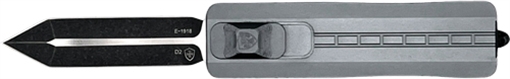 TEMPLAR KNIFE SMALL OTF SIDE SLIDER 2.75" GREY BLK DGGR D2 SASAGM121