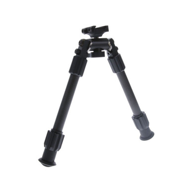 Truglo Tac Pod Carbon Pro Bipod - 9"-13" Height, Picatinny Mount, Black