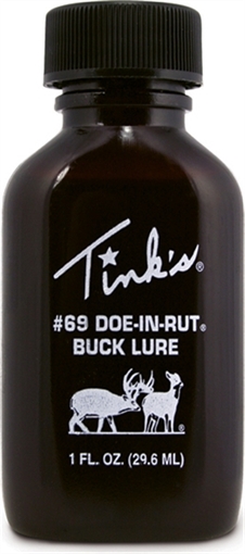 TINK'S DEER LURE #69 DOE-IN-RUT 1FL OZ SQUIRT TOP BOTTLE W6366
