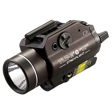 Streamlight 69250 TLR-2 G Rail Mounted Flashlight with Green Laser - 300 Lumens, 12,000 Candela, Black