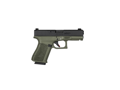 TriStar Apoc 9mm Luger 15+1 4.02" Black Steel Barrel, Black Cerakote Serrated Steel Slide, Multicam Cerakote Polymer Frame w/Accessory Rail, Textured Grip 85776